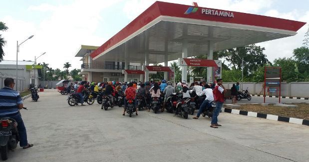 Kapolres Meranti Cek Kelangkaan BBM