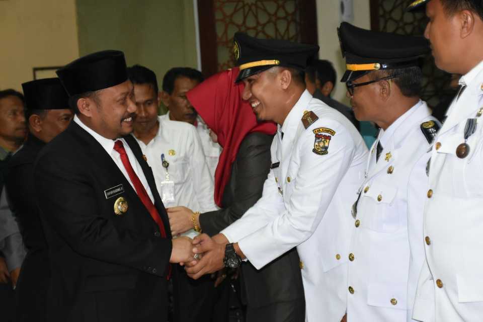 Bupati Kampar Catur Sugeng Susanto  melantik 130 Pejabat Eselon III dan IV Kampar