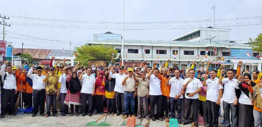 Wabup Meranti Silahturahmi Bersama Petugas Kebersihan, Tingkatkan Sinergitas Pengelolaan Sampah