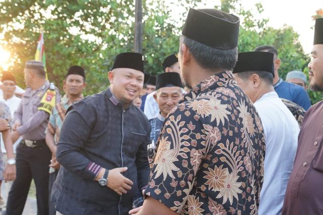 Safari Ramadhan 1444 H, Camat Mandau disambut Warga Kelurahan Babussalam Penuh Bahagia