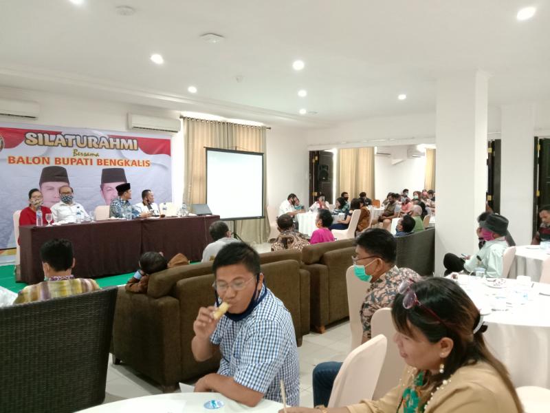 Abi Bahrum Silaturahmi dengan Lintas Agama Empat Kecamatan di Duri