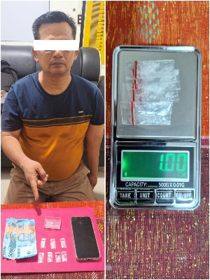 Hasil Dari Pengembangan, Polisi Mandau Ringkus Pemasok dengan 7 Paket Narkotika