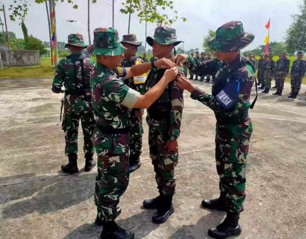 Korem 031/Wirabima Gelar Latihan Penanggulangan Bencana Karhutla