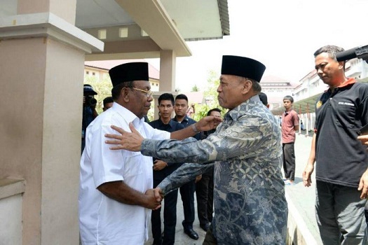 Wagubri Temui Djohar Firdaus dan Herlian Saleh di Rutan Sialang Bungkuk