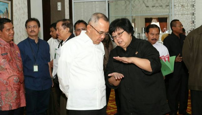 Menteri LHK RI Tiba di Riau