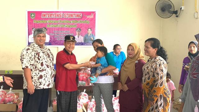 Pemdes Tengganau Gelar Intervensi Stanting Guna Cegah Terjadinya Gizi Buruk