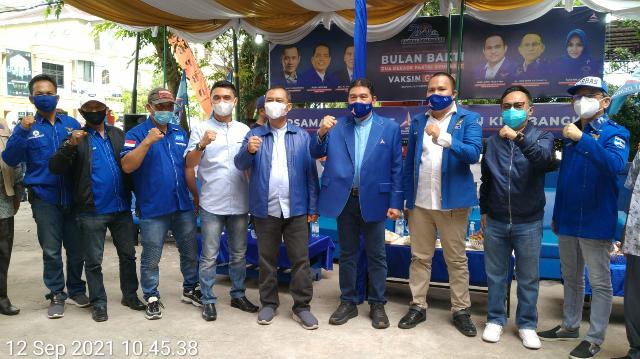 Sambut Hut Ke-20 Serta Bulan Bakti Dua Dekade Partai Demokrat Gelar 1000 Vaksin Gratis