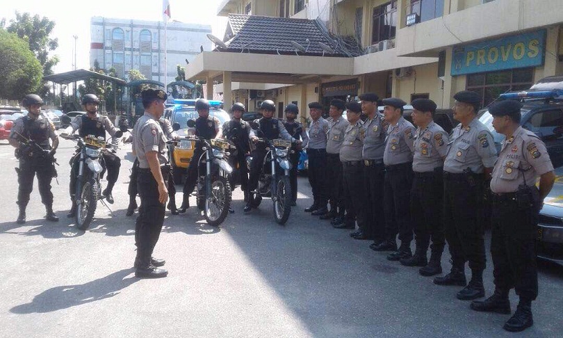Ciptakan Rasa Aman, Polresta Pekanbaru Terjunkan Satgas Hangtuah