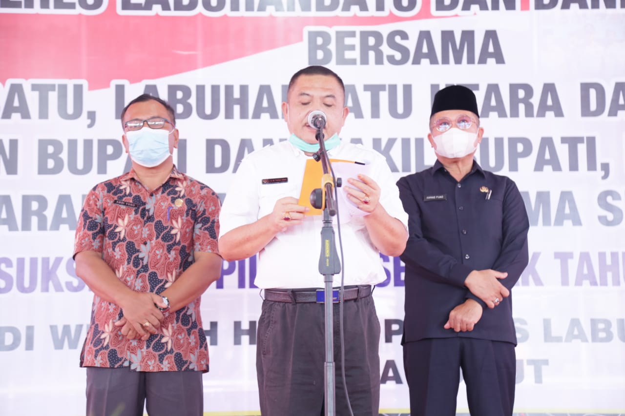 Forkopimda Labuhanbatu Raya Gelar Do'a Bersama Pengamanan Pilkada Serentak