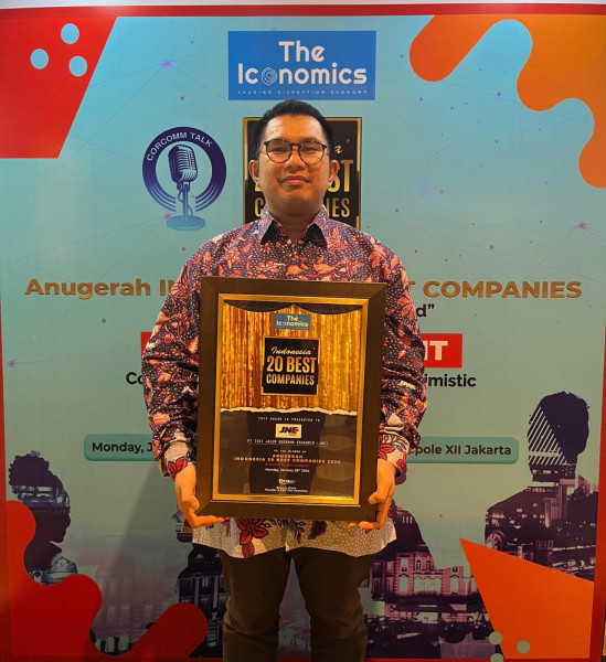 JNE Raih Kategori Courier Service dalam Penghargaan Indonesia 20 Best Companies