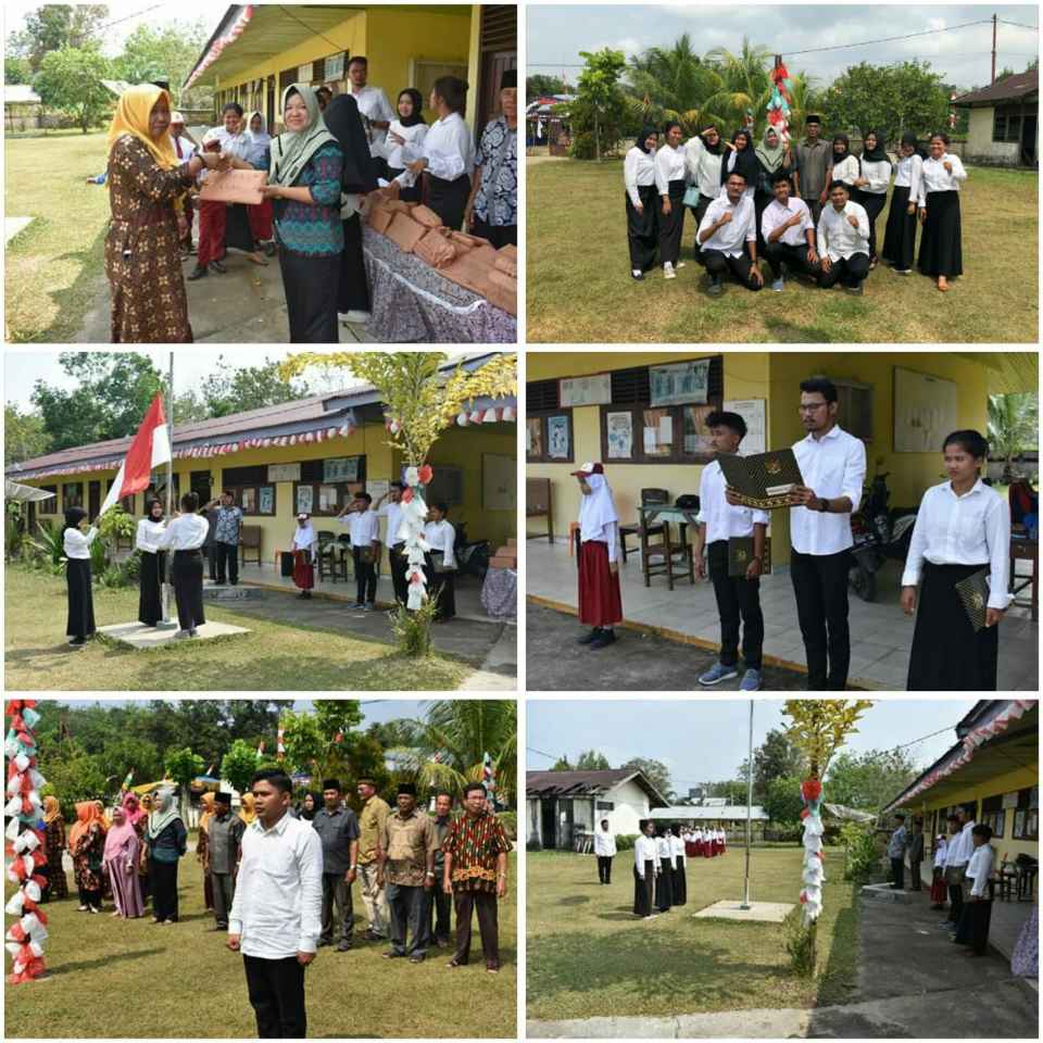 Mahasiswa Kukerta UNRI Ramaikan HUT RI Ke 74 di Desa Seberang Taluk