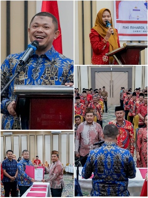 Pelantikan dan Pengukuhan Pengurus LPMK dan Ketua RW/RT Kelurahan Air Jamban Periode 2026-2031