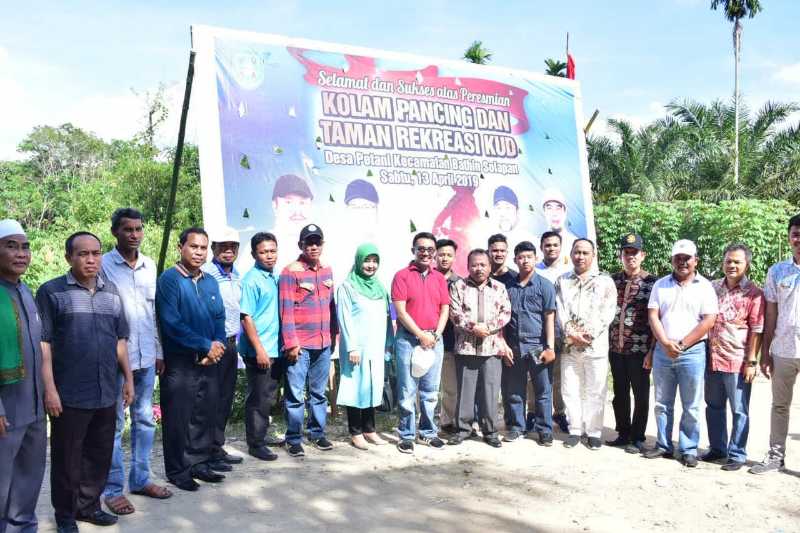 Bupati Bengkalis Menghadiri Peresmian Kolam Pancing dan Taman Rekreasi Sei Pagambang