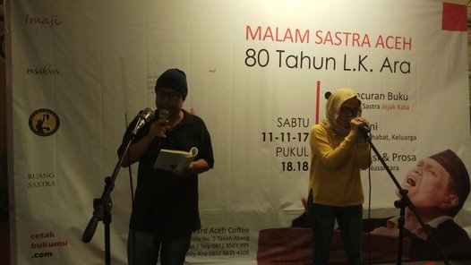 Sastrawan Indonesia Memperingati Malam Sastra Aceh 80 Tahun LK Ara<br>