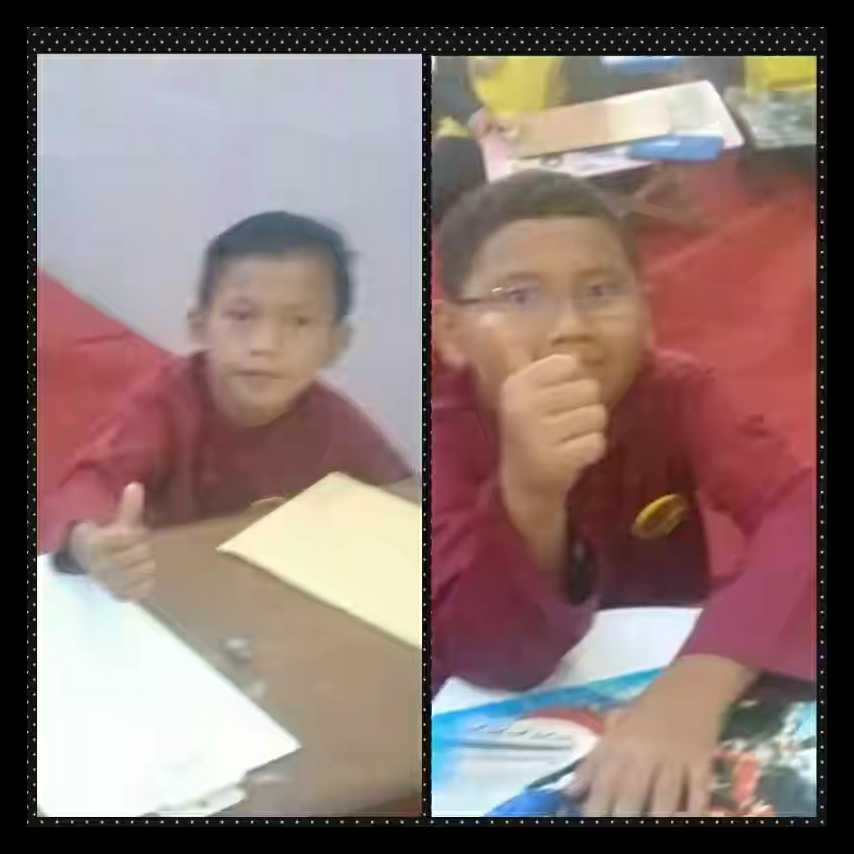 Dua Peserta didik SDN 2 Gajah Sakti yang lulus seleksi OSN Tingkat Kecamatan Mandau