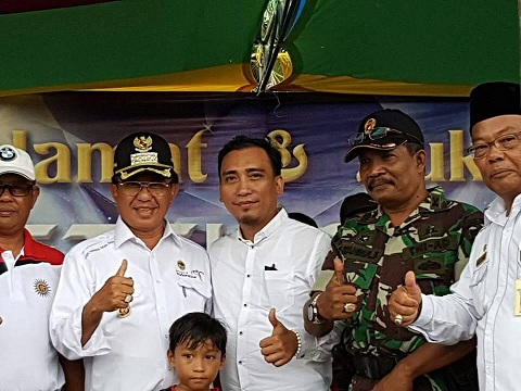 Open Turnamen Sepak Bola Reteh Cup 2017 dibuka Oleh Bupati Inhil