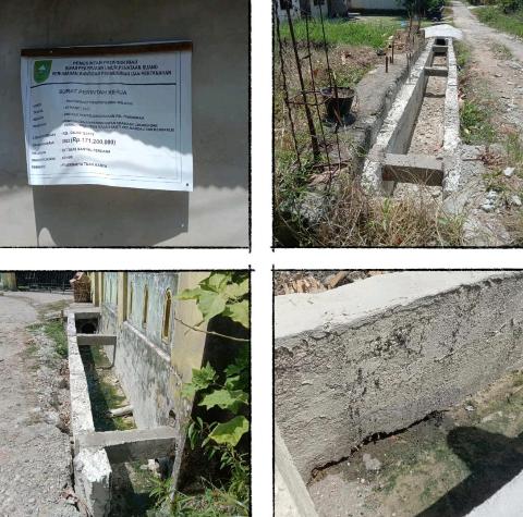 Proyek Drainase Dinas PUPR Provinsi Riau Dinilai Kurang Layak