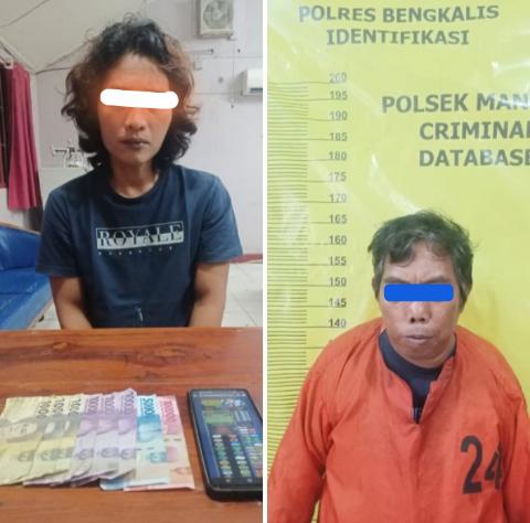 Dua Pelaku Judi Togel Ditangkap Polisi Mandau