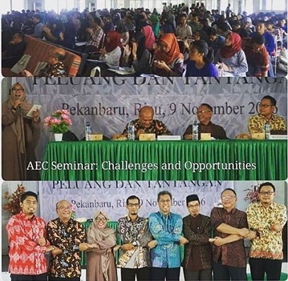 Seminar ASEAN Peluang dan Tantangan dalam AEC Libatkan Kampus Dan Stake Holder