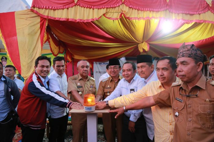 Wardan Berharap agar Desa dan Pulau Teraliri listrik di Kabupaten Inhil Hingga 100 % di Tahun 2018