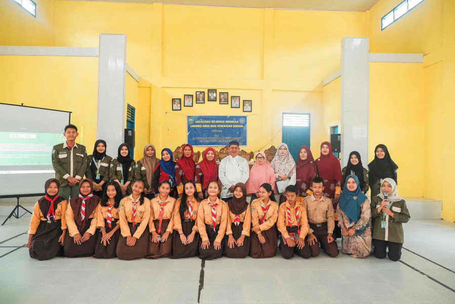Mahasiswa KKN MBKM UNRI Gelar Sosialisasi Self awareness bagi Remaja