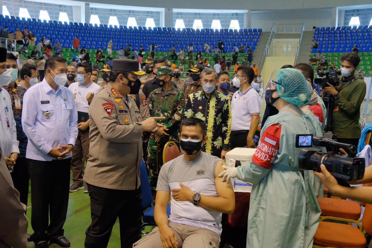 Kunjungan Kerja Wakapolri Ke Riau, Respon Arahan Presiden Terkait Penanganan Covid-19 Secara Ovensif