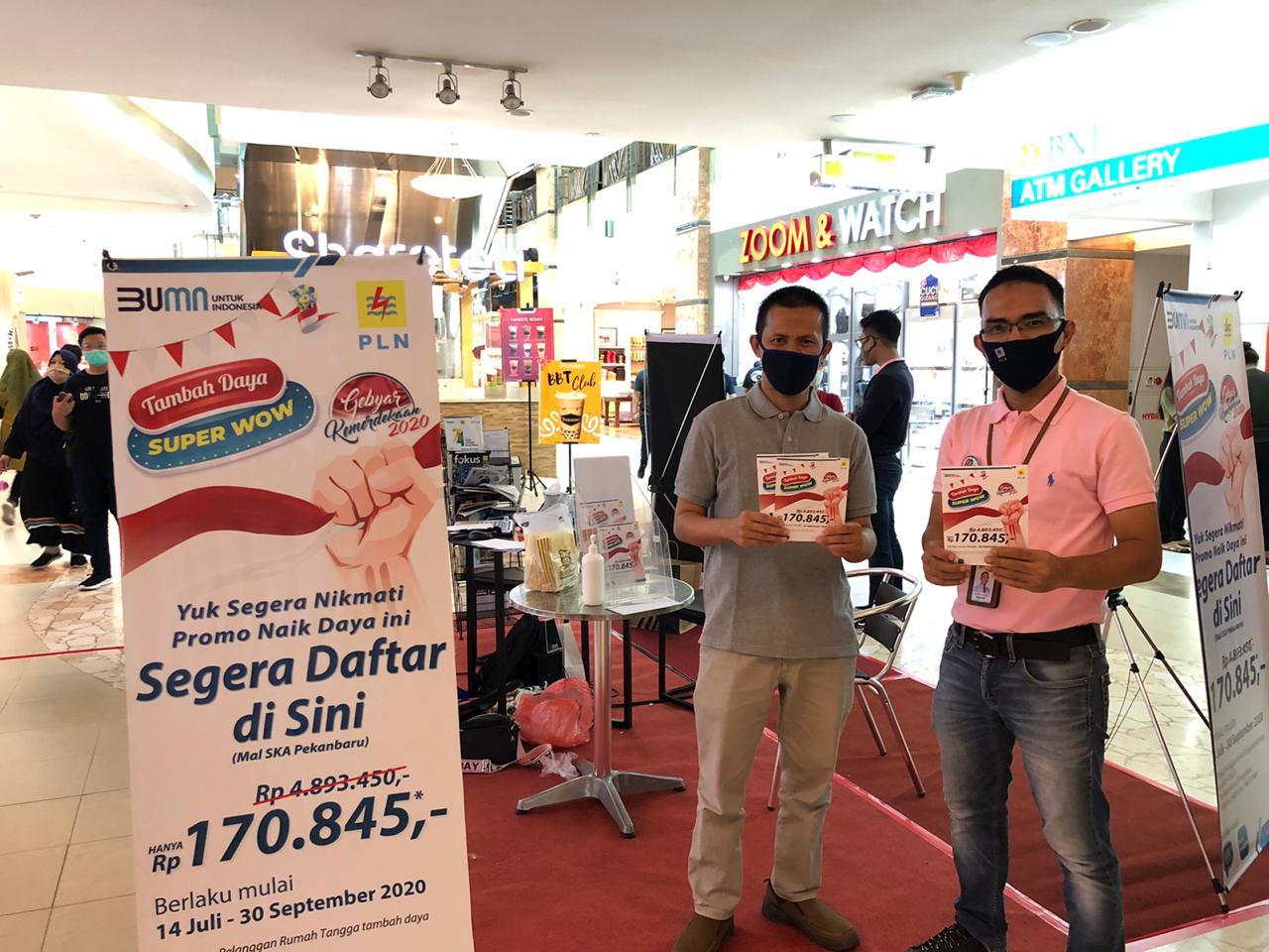 Lebih Dari 10.823 pelanggan PLN Riau dan Kepri Tambah Daya Promo Super WOW