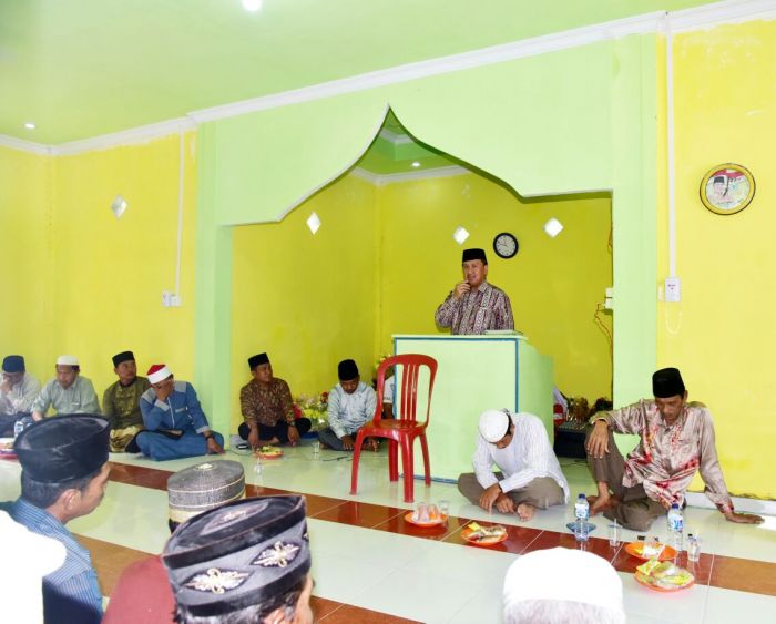 Peringatan Maulid Nabi 1439 H. Wabup Inhil; Hadiri di Mesjid Darul Haq Sungai Nau