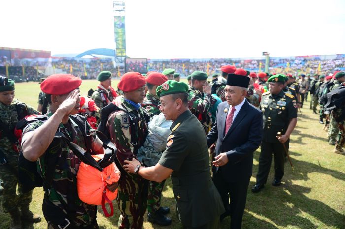 Gubri Hadiri Puncak Peringatan HJK di Rumbai