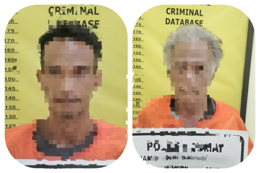 Lakukan Penebangan Liar, Polsek Sungai Sembilan Amankan Dua Orang Pelaku