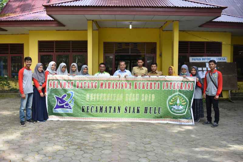 Mahasiswa UNRI Adakan Pengabdian di Desa Pangkalan Serik Kecamatan Siak Hulu