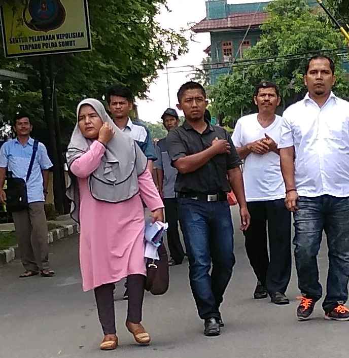 Di Duga Melakukan Korupsi, Masyarakat Desa Bandar Kumbul Laporkan  Kades Ke Poldasu
