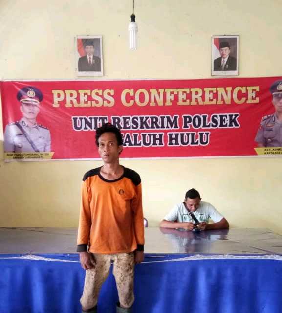 Nyolong TV Karyawan PTPN III,  Polsek Kualuh Hulu Amankan Pelaku