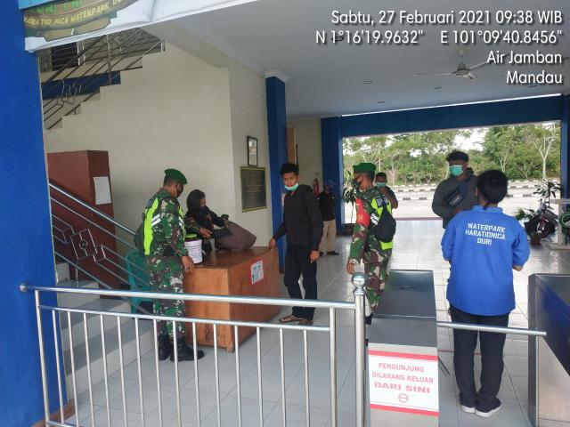 Babinsa Serma Amiruddin: Patuh dan Disiplinan Prokes C-19 Saat Berada Dikeramaian