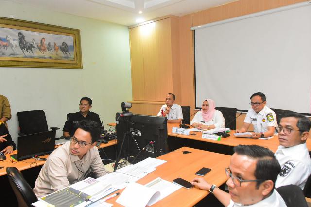 Bupati Bengkalis Ikuti Wawancara Nominasi Penghargaan Jaminan Sosial (Paritrana Award)