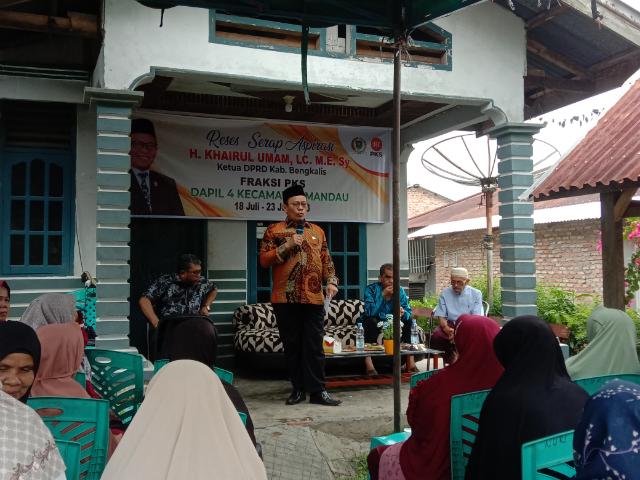 Khairul Umam Serap Aspirasi Masyarakat Jalan Mulia Reses Tahap 2 TA 2023