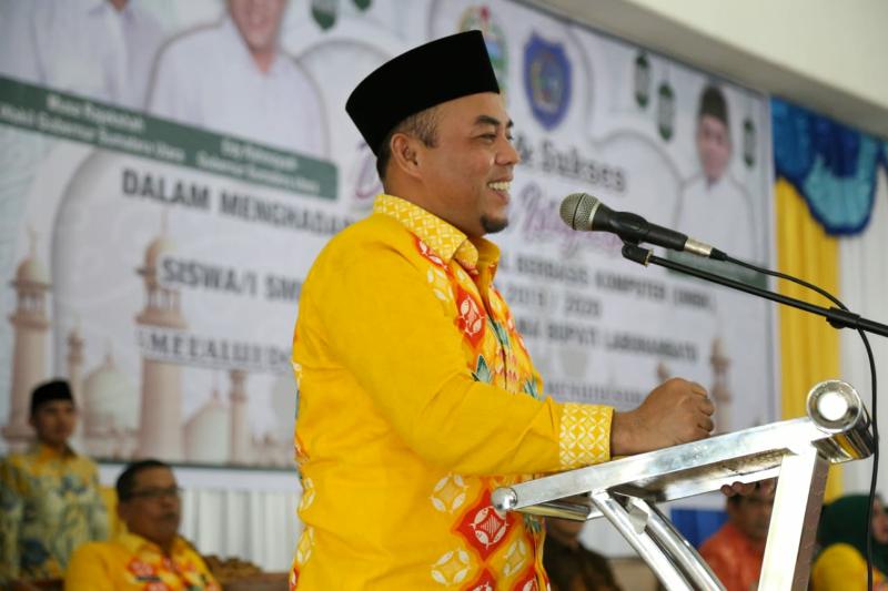 Bupati Labuhanbatu Ikuti Do'a Dan Istighosah Bersama Menuju Sukses UNBK