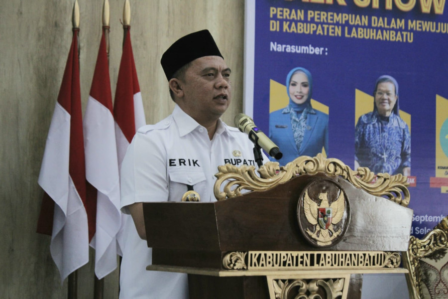 Bupati Labuhanbatu Membuka Talk Show Peran Perempuan Mewujudkan Kerukunan