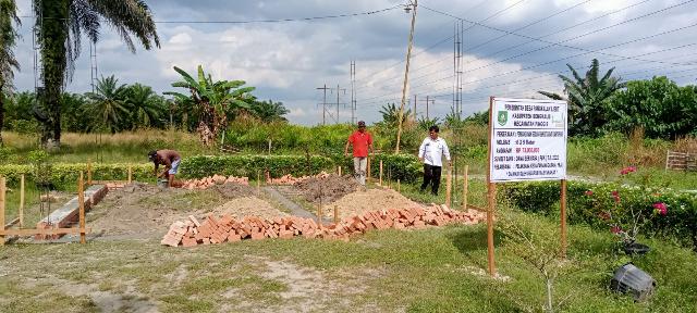 Melalui Dana Bermasa, Pemdes Pangkalan Libut Bangun Kantor BPD