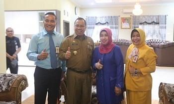 Bupati Irwan Sampaikan Ucapan Selamat Hari Jadi Bank Riau Kepri