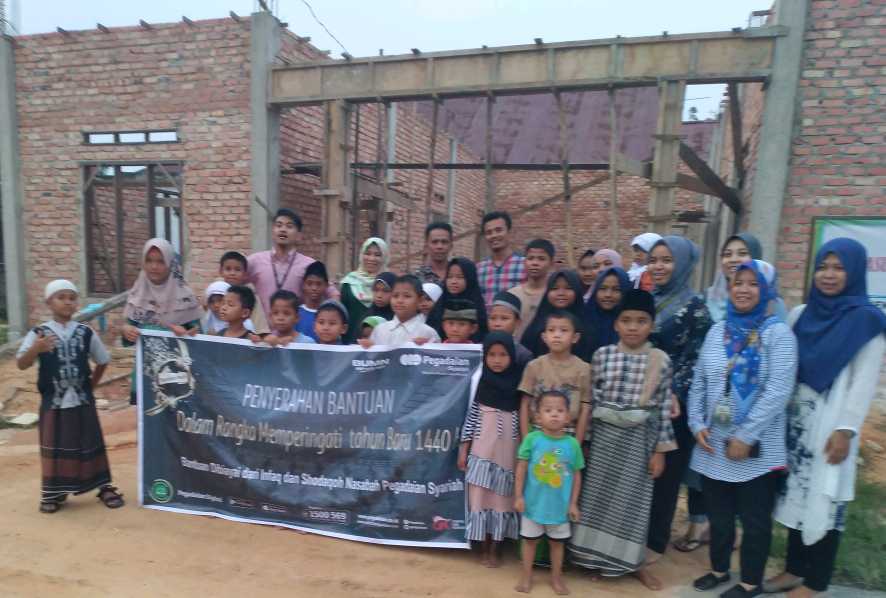 Pegadaian Syariah Salurkan Sedekah dan Infaq Nasabah ke Panti Asuhan Pajar Iman Azzahra