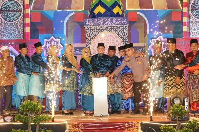 Camat Mandau Secara Resmi Buka MTQ ke-5 Kelurahan Air Jamban