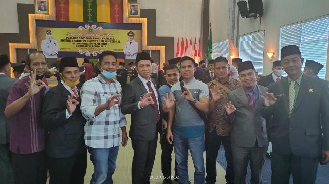 Usai Dilantik, Rinto Ucapkan Terima Kasih Kepada Bupati Bengkalis