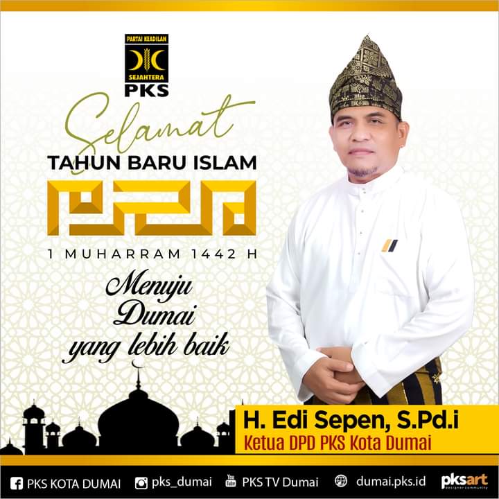 H.Edi Sepen, S.Pd.I Mengucapkan Selamat Tahun Baru 1442 H