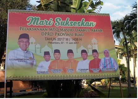 Besok Siang Gubernur Riau Buka MTQ DPRD Riau, Suhardiman Persiapan 90 Persen Ok