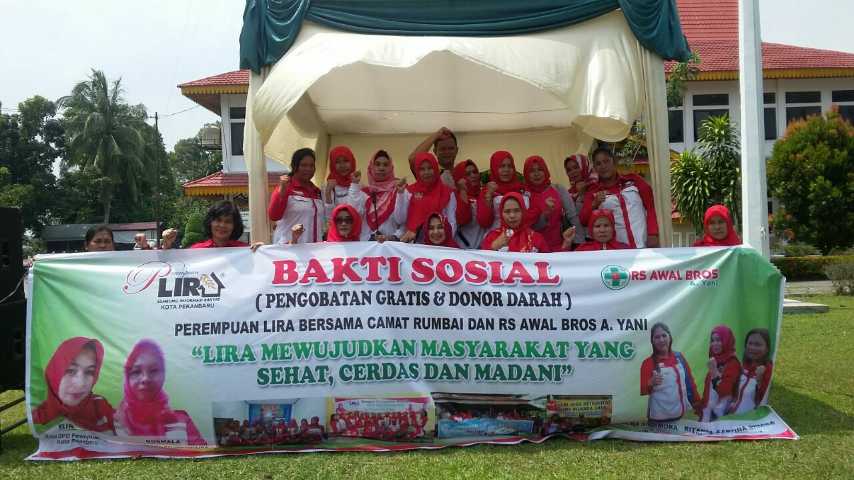 Giat BAKSOS Perempuan Lira Pekanbaru, wujudkan masyarakat Sehat dan madani