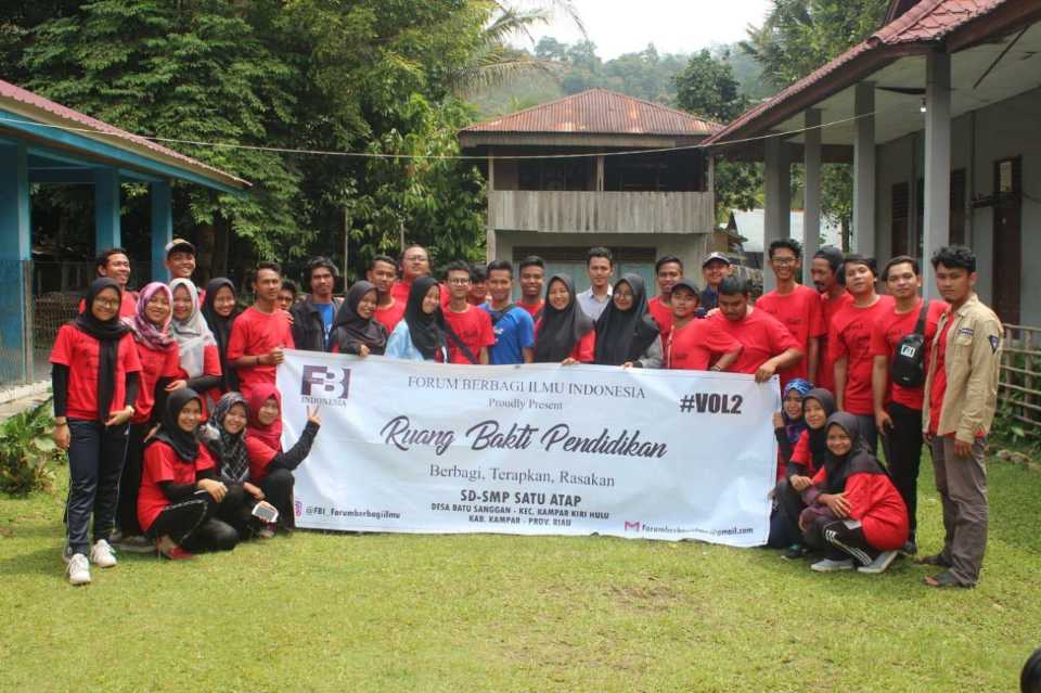 FBII Riau Chapter Taja Kegiatan Ruang Bakti Pendidikan