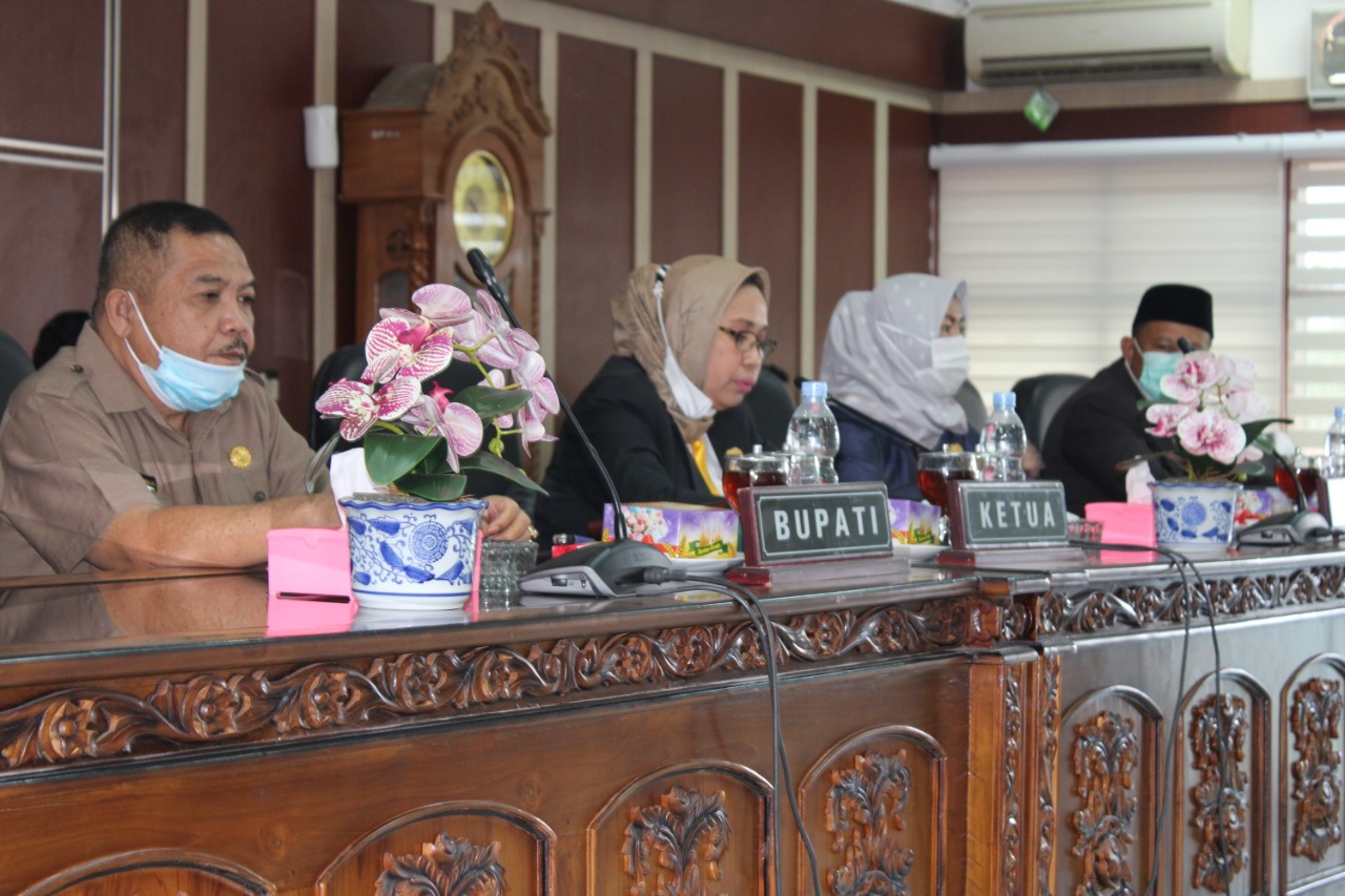 DPRD Kabupaten Labuhanbatu Menyetujui 20 Program Rancangan Peraturan Daerah.