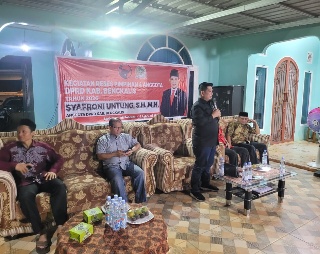 Reses Syahroni Untung,  Walaupun Defisit Anggaran Kepentingan Masyarakat Tetap Diutamakan