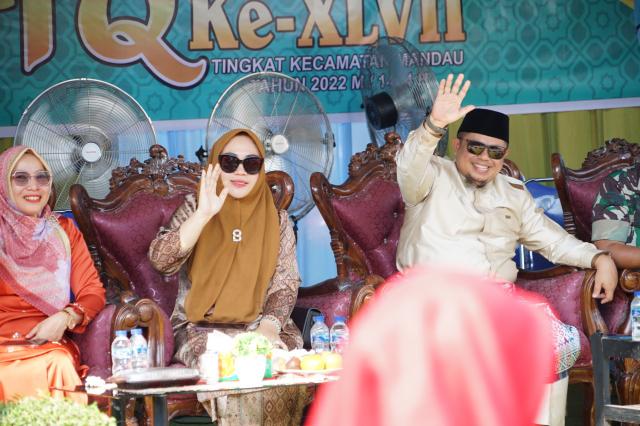 Semarak Pawai Ta'aruf MTQ ke-47 Tingkat Kecamatan Mandau